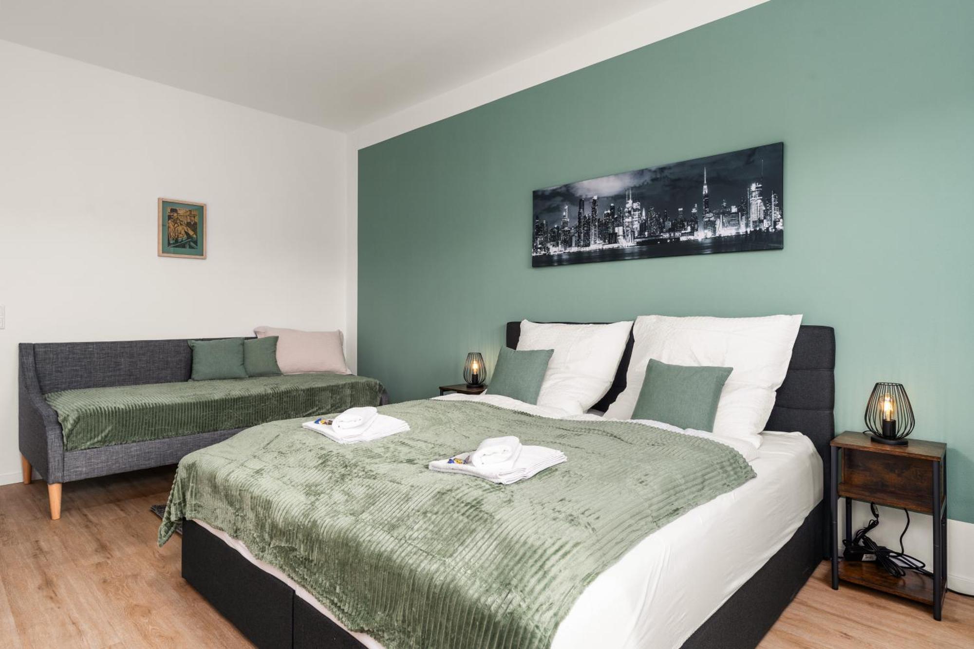 Homely-Apartment Manhattanart, Zentral, Parkplatz, Billard,Ps4, Dart, Balkon Bielefeld Exterior photo